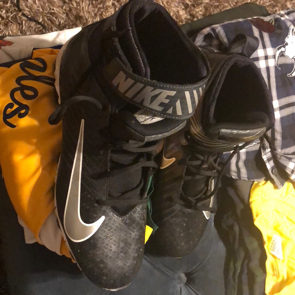 Size 13 Nike cleats.